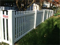 <b>PVC 3 inch Contemporary Picket Fence</b>